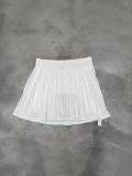 Spring and summer tennis skirt, sports pleated skirt, fitness outdoor anti-exposure running short skirt, yoga pants skirt for women