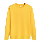 Carefully selected round-neck pullover sweatshirt with printed logo, casual long-sleeve base shirt for men and women, versatile and simple, without a hood