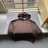 (In-stock from the source factory) Jin Zhimei's same style hooded loose-fit fleece-lined thick versatile pocket pullover