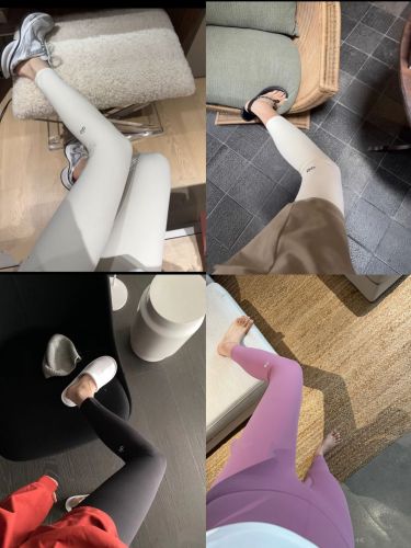 Tight-fitting yoga pants, high-waisted cropped pants, sports fitness pants, skin-friendly, slimming, butt-lifting, suitable for outdoor wear
