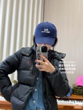 In stock 2025 Winter RL Ralph Lauren Embroidered Horse Logo Stand Collar Double Button Hooded Down Jacket, Cold-Proof, Warm, Casual, Versatile