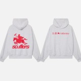 Heavyweight high street American letter print hoodie, unisex, trendy brand, loose fit, casual everyday jacket for spring