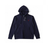 2025 Cross-Border Foreign Trade RL Sweatshirt with Pony Logo Embroidery, Hooded Sweatshirt for Men and Women, Casual Zip-Up Jacket