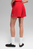 Yoga.American-style cross-border women's sports yoga loose high-waisted butt-lifting knitted casual three-quarter shorts