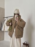 In-stock Korean egg down jacket, egg-style Korean-style white duck down unique and super stylish hooded fashion jacket