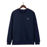 lO Heavy Industry Silver-Plated 3D Logo Round-Neck Sweatshirt, Autumn and Winter Trendy Fashionable Unisex Simple Loose-Fit Jacket