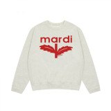 Trendy brand sweatshirt with daisy and dachshund prints and embroidery, same style as Jin Gaoyin, pure cotton round-neck top for women, street fashion brand