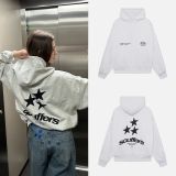 Heavyweight high street American letter print hoodie, unisex, trendy brand, loose fit, casual everyday jacket for spring