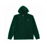 2025 Cross-Border Foreign Trade RL Sweatshirt with Pony Logo Embroidery, Hooded Sweatshirt for Men and Women, Casual Zip-Up Jacket