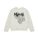 Trendy brand sweatshirt with daisy and dachshund prints and embroidery, same style as Jin Gaoyin, pure cotton round-neck top for women, street fashion brand