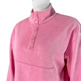 HR24069 European and American women's clothing, cross-border supply, washed top + yoga pants sports casual two-piece set