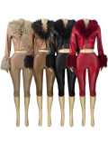 HR25065 European and American fashion women's sexy stretchy leather bodycon hot pants, shorts, capri pants (one-price offer)