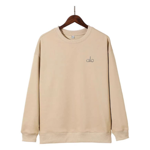lO Heavy Industry Silver-Plated 3D Logo Round-Neck Sweatshirt, Autumn and Winter Trendy Fashionable Unisex Simple Loose-Fit Jacket