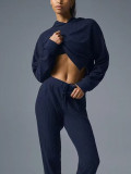2026 New Spring and Autumn Corduroy Suit for Women, Hooded, High-Waisted, Slim-Fit, Straight-Leg Casual Suit for Women