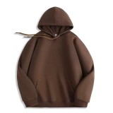 Cross-border yoga hooded metal silver-plated autumn and winter loose comfortable sweatshirt for men and women, pullover hoodie, casual and versatile
