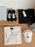 Premium authentic silver label logo candy-colored simple short-sleeve women's loose versatile casual T-shirt 2025 summer