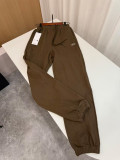 In stock: Long jogger sweatpants, casual loose fit, brushed fabric, solid color, slimming and versatile sports pants