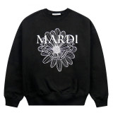 Trendy brand sweatshirt with daisy and dachshund prints and embroidery, same style as Jin Gaoyin, pure cotton round-neck top for women, street fashion brand