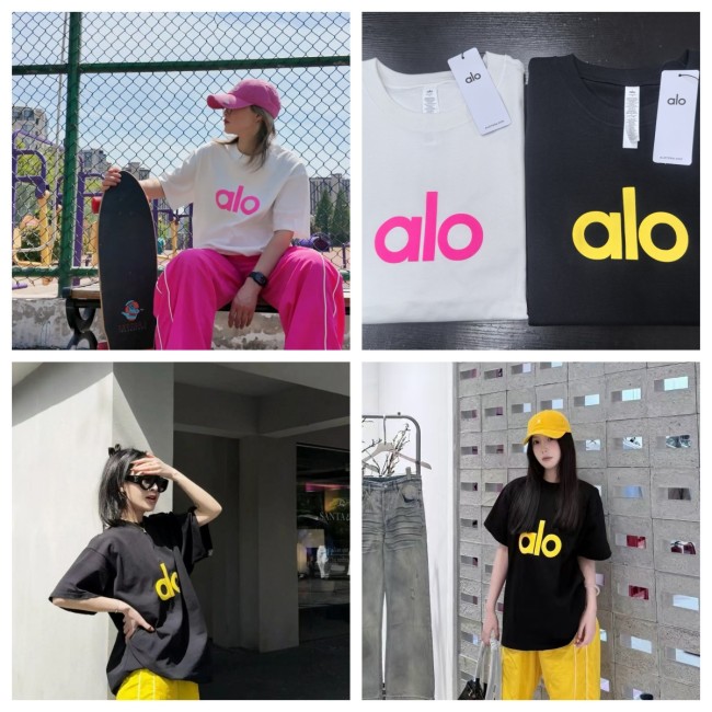 Printed foam sports casual short-sleeve T-shirt for women, loose and relaxed style, fashionable and simple top, new spring model