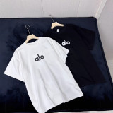 A**GANT correct version loose-fit round-neck T-shirt with distressed and worn look, unisex, with front and back logo print, short-sleeved, summer