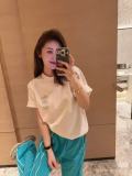 In stock 25 spring-summer new eye-catching dopamine candy color sports loose casual sun protection pants for women