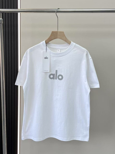 In-stock high-quality reflective logo relaxed mid-length T-shirt, unisex, couple's loose casual short-sleeve shirt