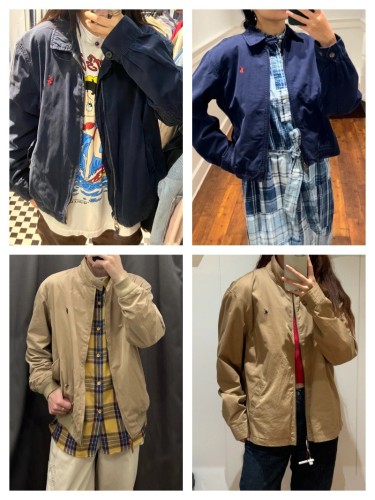 Spring and autumn vintage style couple's jacket with plaid lining, zip-up, loose fit, casual Korean style