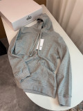 North American Kim Ji-soo three-dimensional logo hooded sweatshirt, casual loose-fitting sports pullover with pockets, long-sleeved top, in stock