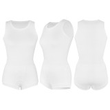HR23050 European and American women's clothing, cross-border supply, comfortable casual cotton ribbed solid color two-piece set