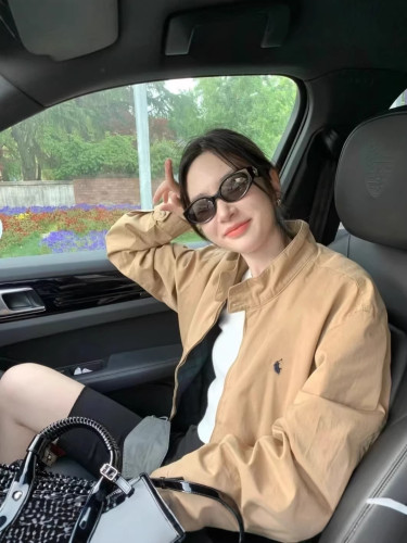 In stock: Spring 2026 new model, vintage Harrington jacket with plaid lining, versatile and casual fashion