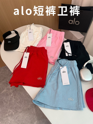 Spring/Summer Elastic Waist Casual Sports Fitness Yoga Cotton Shorts Women's Hot Pants Trendy Brand Versatile Casual Wear