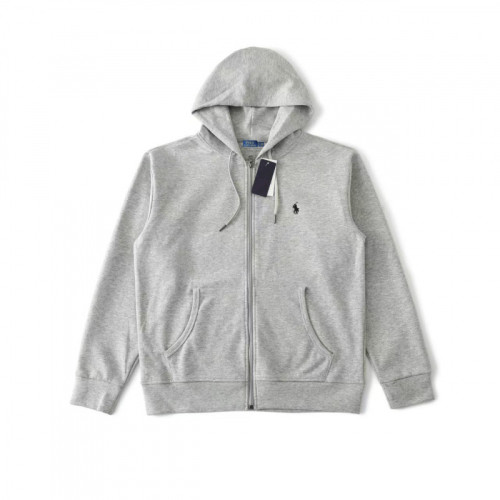 2025 Cross-Border Foreign Trade RL Sweatshirt with Pony Logo Embroidery, Hooded Sweatshirt for Men and Women, Casual Zip-Up Jacket