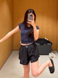 Casual fashion shorts that flatter the figure, hot girl sports pants, new spring-summer slimming yoga loose pants