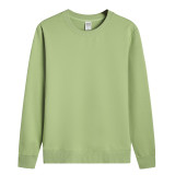 Carefully selected round-neck pullover sweatshirt with printed logo, casual long-sleeve base shirt for men and women, versatile and simple, without a hood