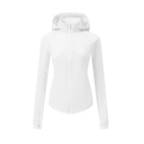 lu Outdoor Windproof Sportswear Goal Sma Lightweight Slim-Fit Skin Jacket Women's Yoga Jacket Sun Protection Jacket