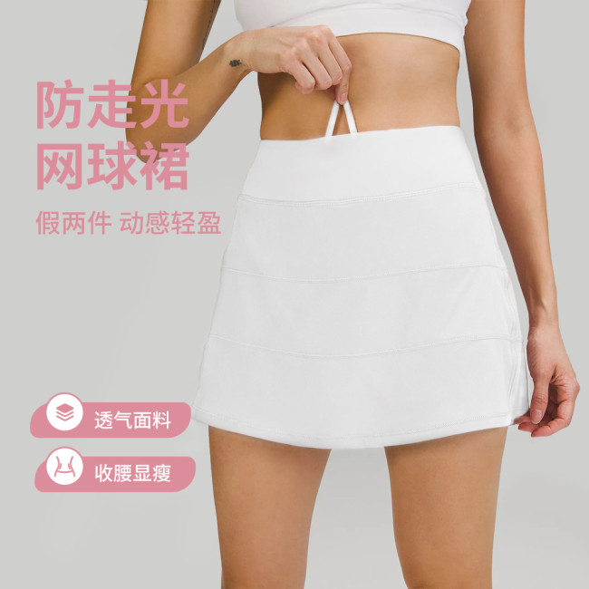 Sports pants, tight leggings, base layer pants, anti-exposure golf tennis quick-dry yoga short skirt, high-elasticity yoga wear