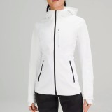 Winter waterproof CrossChil hooded soft shell sports jacket with fleece lining and reflective night vision