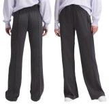 Spring and summer casual ribbed loose softstrem pants, quick-dry floor-length straight pants, outdoor sports pants