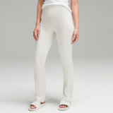 Spring/Summer High-Waisted Butt-Lifting Quick-Dry Casual Peach-Look Leggings with Zipper Hem, Tight Micro Flare Yoga Pants