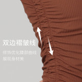Ribbed top allittak slim-fit sleeveless sports yoga tank top for women, tight-fitting, waist-cinching, quick-drying