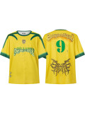 TS CACTUS JACK 25ss Cross-Border American Fashion Casual Sports Football Jersey High Street Mesh Breathable Short Sleeve T-Shirt