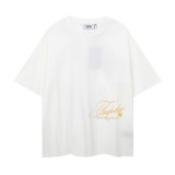Cross-border American fashion Trapstar brand American street hip-hop casual black and white printed pure cotton short-sleeve T-shirt