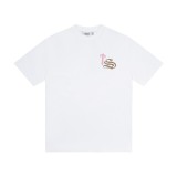 Trapstar American fashion brand black and white printed casual pure cotton short-sleeve T-shirt cross-border British y2k high street hip-hop