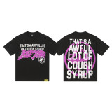 THAT'S A AWFUL LOT OF COUGH SYRUP T-shirt, trendy brand, rainbow color, casual, pure cotton, short-sleeved, men's