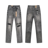 Cross-border trendy new Ksubi versatile printed high-quality washed vintage street hip-hop jeans
