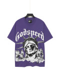 GODSPEED Printed Short-Sleeve T-Shirt for Men, Loose Fit, Trendy, Breathable, Casual Summer Top