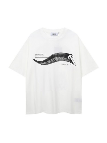 New Summer Loose-Fit Printed Short-Sleeve T-Shirt, Trendy Brand Couple Outfit