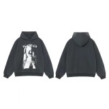 E.R.D Letter Print Hooded Sweatshirt for Men and Women, Casual Versatile Long Sleeve Top