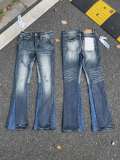 Cross-border trendy new Purple Brand ripped washed vintage street hip-hop denim pants