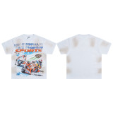 New Summer Fashion VALE Cross-Border Trend Brand American Print Street Hip-Hop Casual Pure Cotton Short-Sleeve T-Shirt